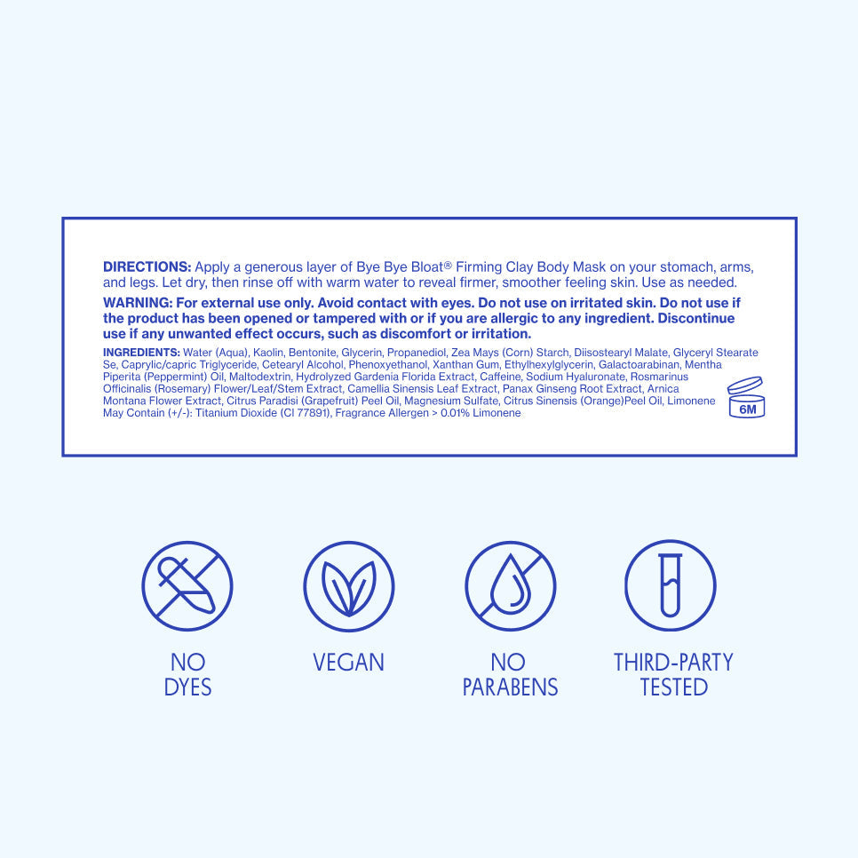 Bye Bye Bloat® Firming Clay Body Mask (A555)