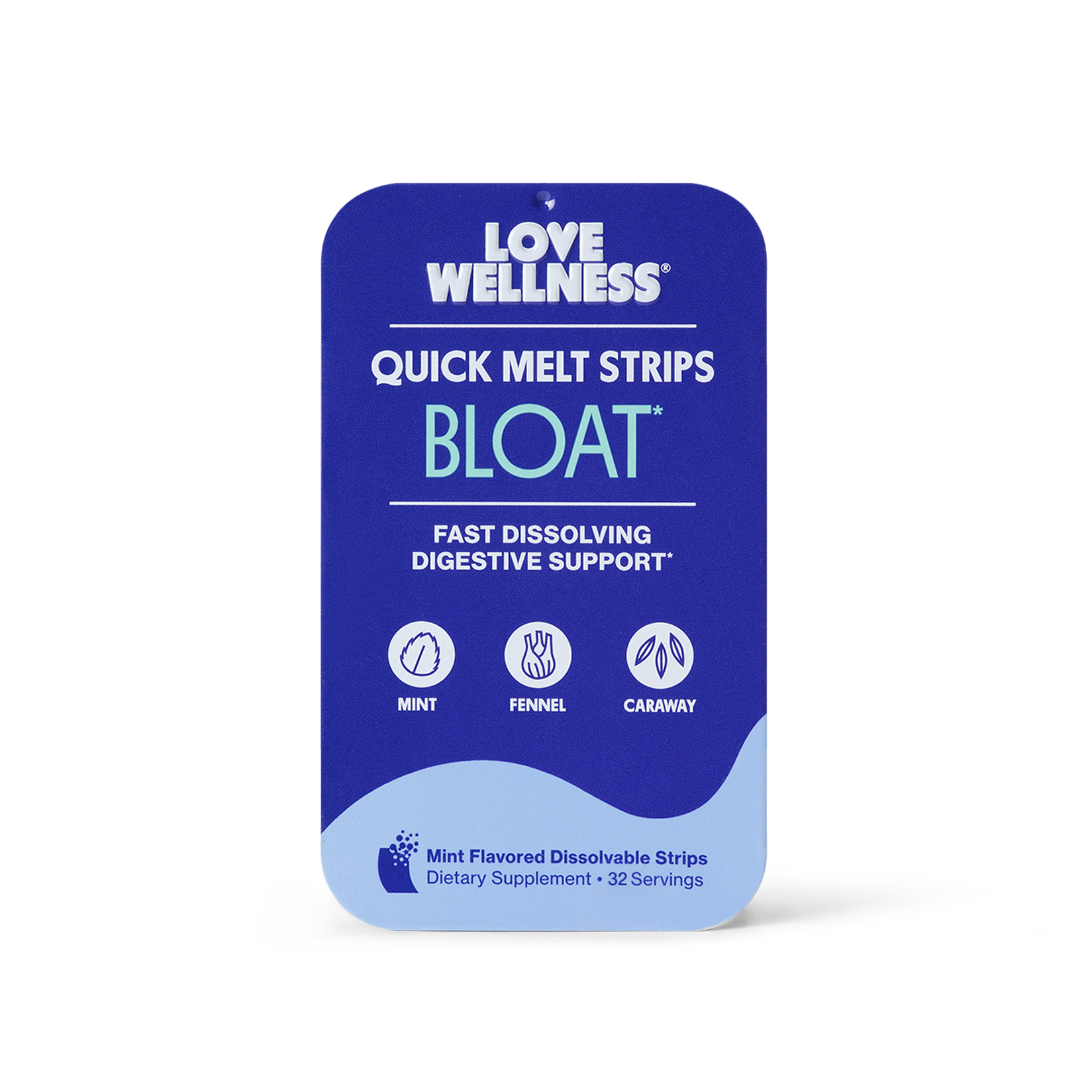 Bloat* Quick Melt Strips - 1 Pack (96TC)